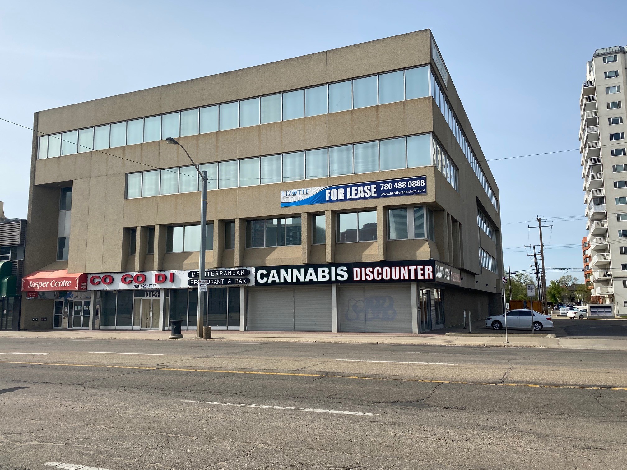 High Profile Office/Retail Space – 11456 Jasper Avenue, Edmonton, AB